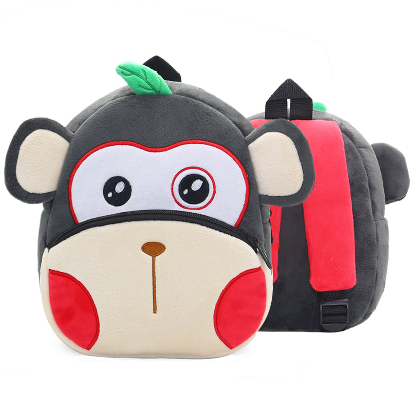 Anykidz 3D Grey Monkey Kids School Backpack