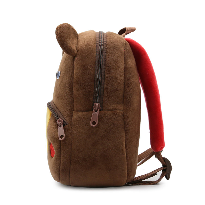 Anykidz 3D Coffee Bear Kids School Backpack