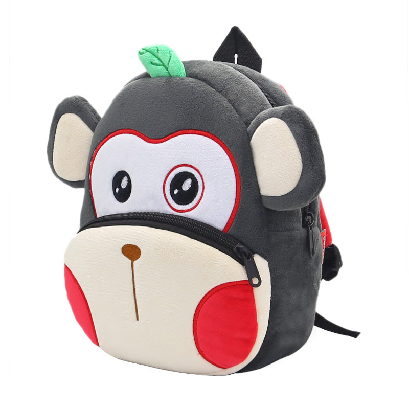Anykidz 3D Grey Monkey Kids School Backpack