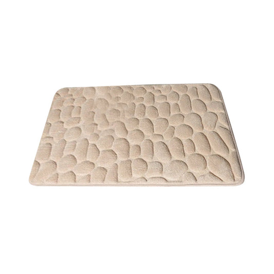 Anyhouz Khaki Cobblestone Design Non-slip Washable Door Floor Mats 40X60cm