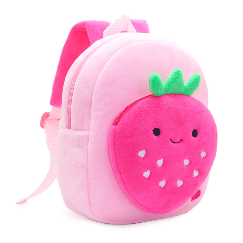 Anykidz 3D Pink Strawberry Kids School Backpack