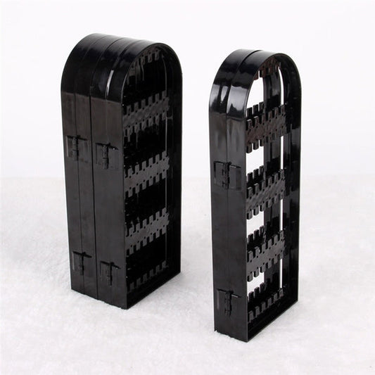 Anyhouz Jewelry Shelf Stand Holder 5 Black Fans Panels
