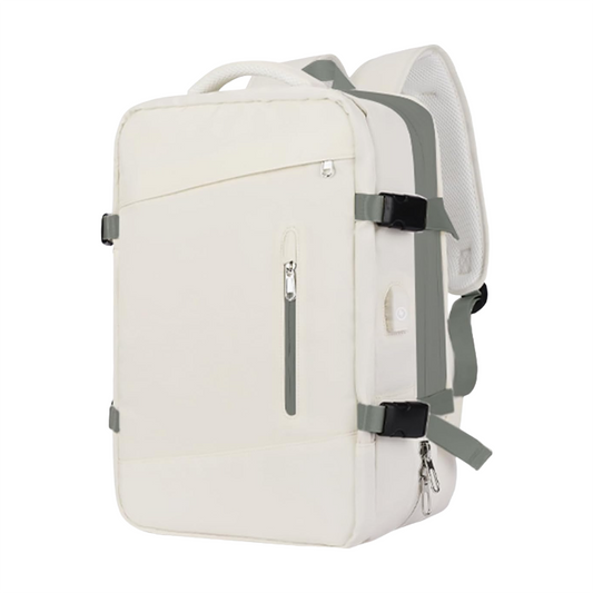 Anypack Backpack White Multifunctional Luggage Large Capacity