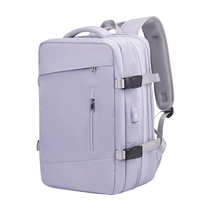 Anypack Backpack Purple Multifunctional Luggage Large Capacity