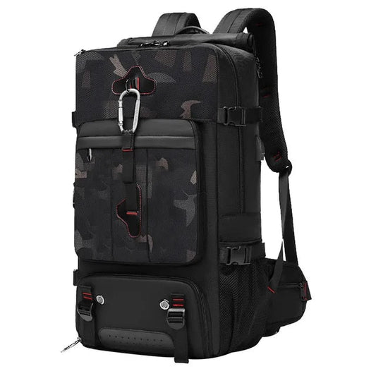 Anypack Backpack Camo Black Large Bag Pack 80L