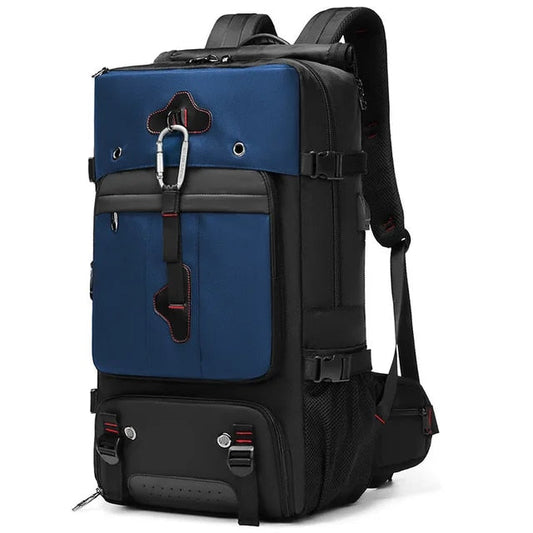 Anypack Backpack Blue Black Large Bag Pack 80L