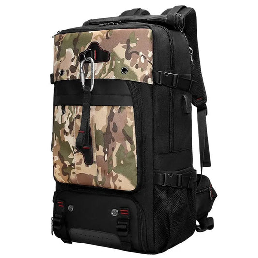 Anypack Backpack Khaki Camo Black Large Bag Pack 80L