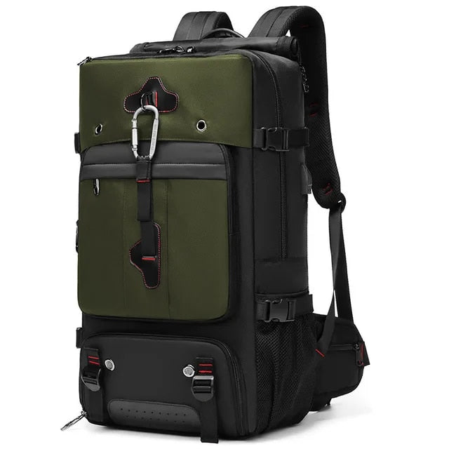 Anypack Backpack Green Black Large Bag Pack 80L