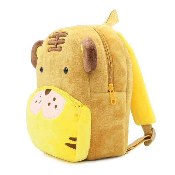 Anykidz 3D Brown Tiger  Kids School Backpack