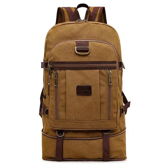 Anypack Backpack Brown Travel Bag 60 Liters