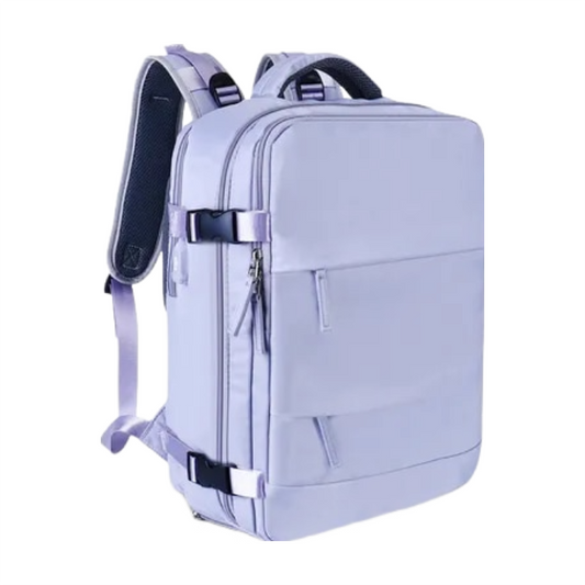 Anypack Backpack Purple Multi-Function Luggage Large Capacity