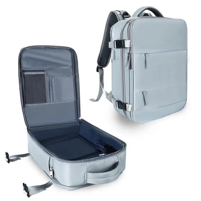 Anypack Backpack Gray Multi-Function Luggage Large Capacity