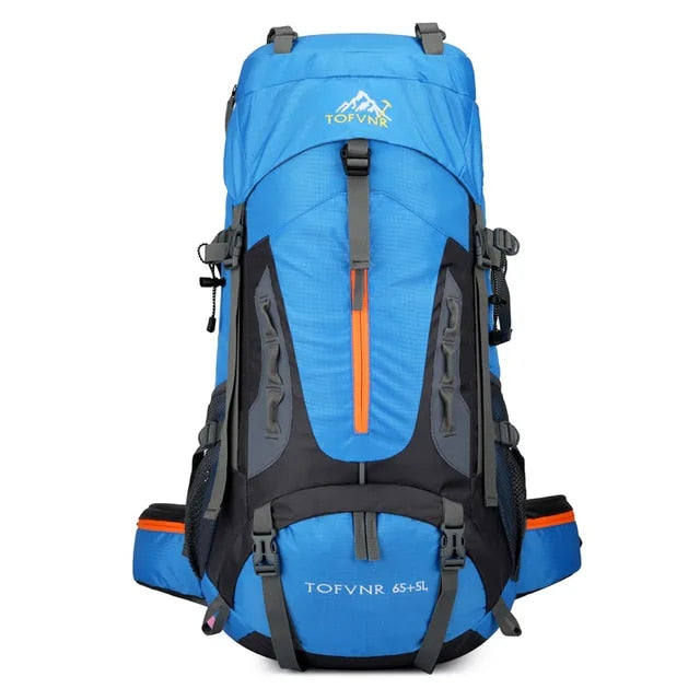 Anypack Backpack Sky Blue Travel Bag 65L Large