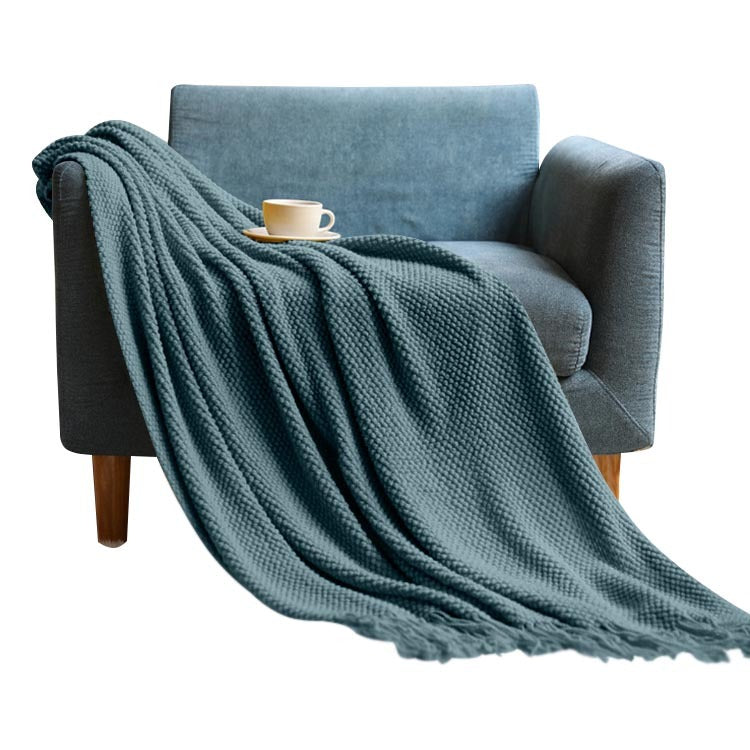 Anyhouz Throw Blanket  Morandi Blue 127*172cm