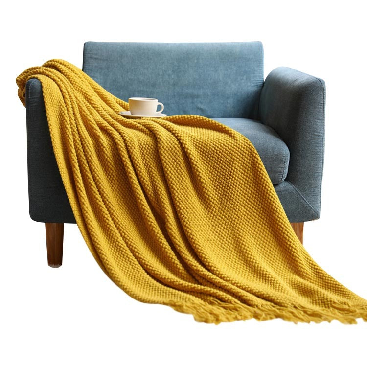 Anyhouz Throw Blanket Yellow 127*172cm