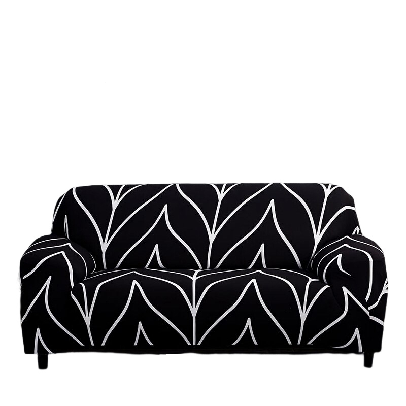 Anyseat Sofa Cover Black Style 4 Seater