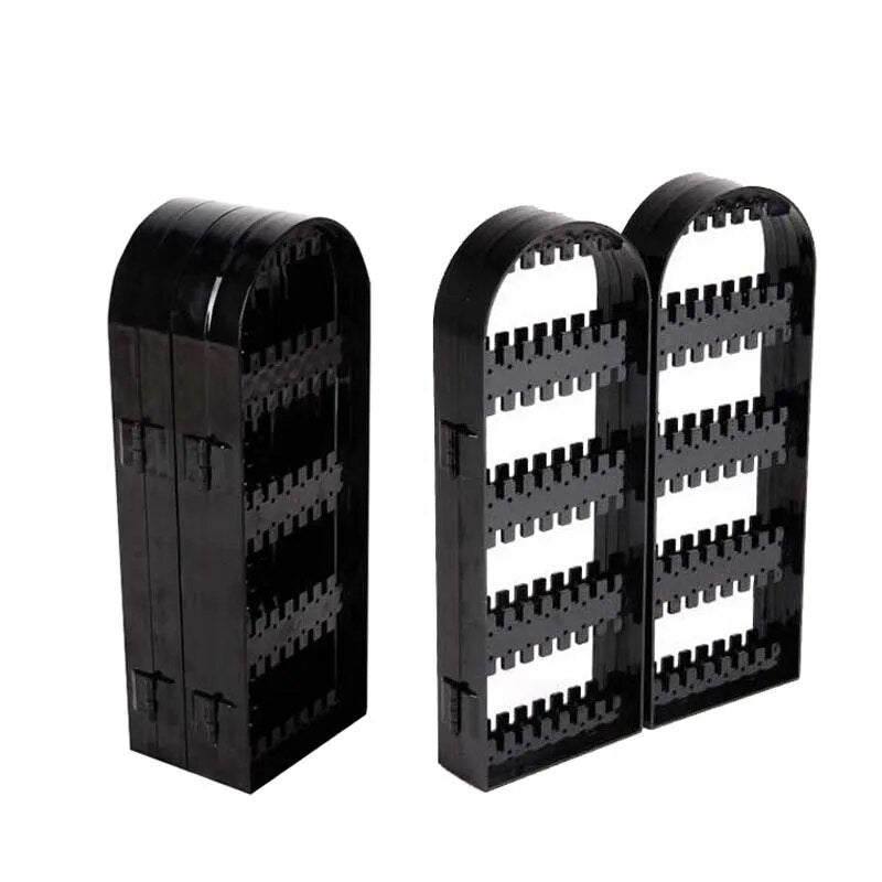 Anyhouz Jewelry Shelf Stand Holder 3 Black Fans