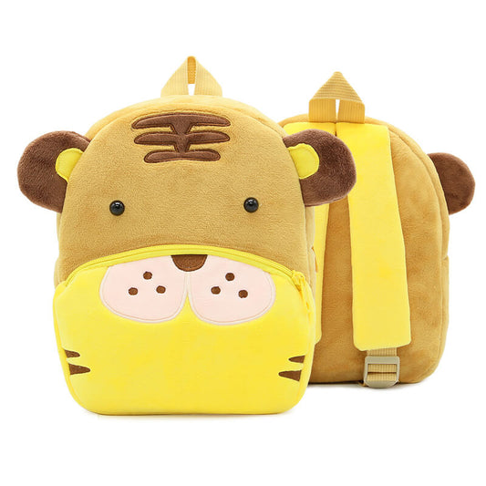 Anykidz 3D Brown Tiger  Kids School Backpack