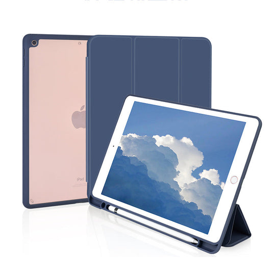 Anymob iPad Case Dark Blue Acrylic Split Magnetic Case w/ Pen Slot For iPad mini5(7.9 )2019