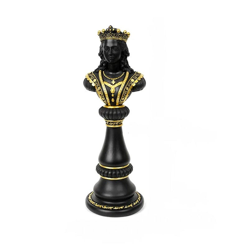 Anyhouz Home Figurine Chess Piece New Queen Resin