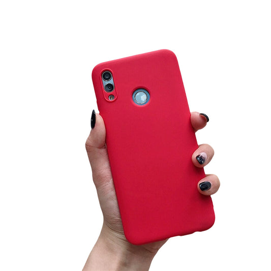 Anymob Huawei Matte Hot Red Candy Color Mobile Phone Case