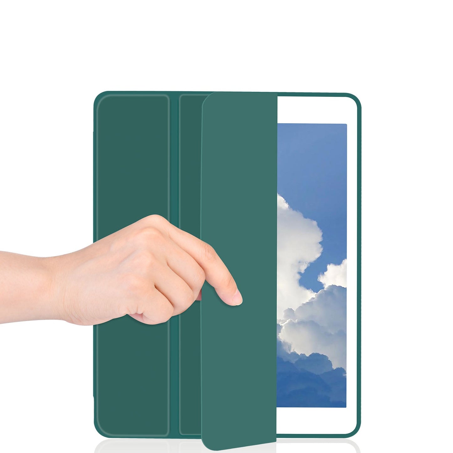 Anymob iPad Case Light Green Acrylic Split Magnetic Case w/ Pen Slot For iPad mini6(8.3)2021