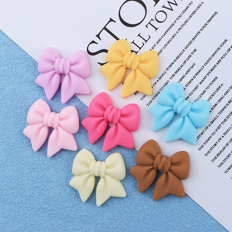 Anykidz 6pcs Bow Design Shoe Charm Accessories Jeans Clogs Pendant Pin Designer Ornament Jibbitz for Crocs