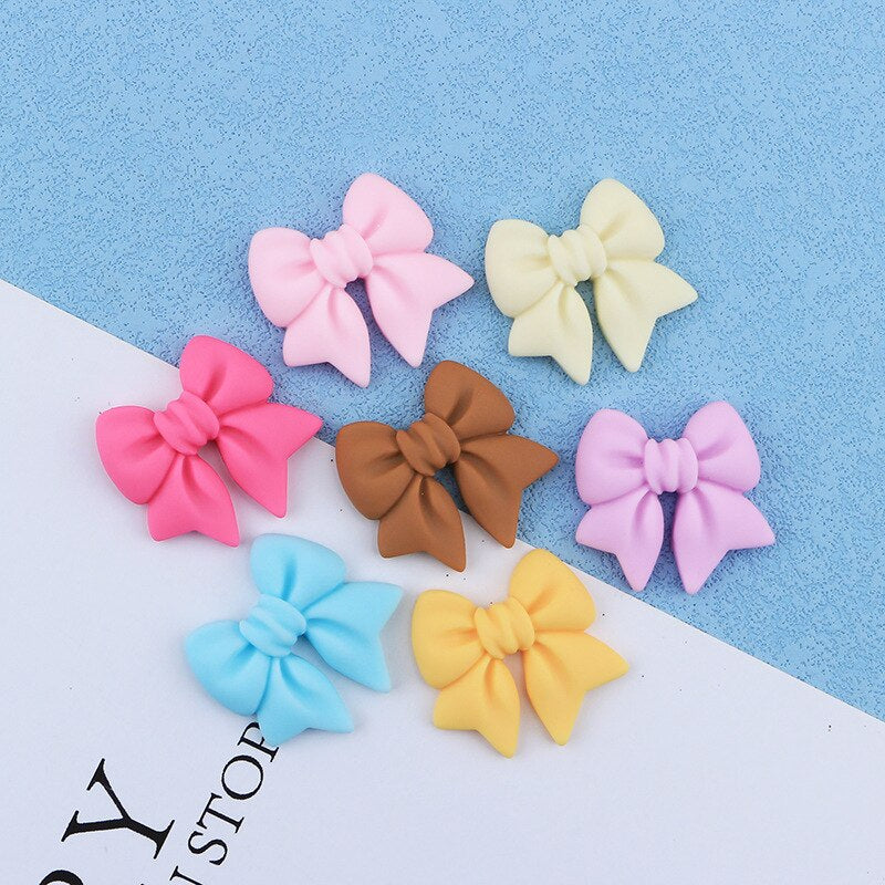 Anykidz 6pcs Bow Design Shoe Charm Accessories Jeans Clogs Pendant Pin Designer Ornament Jibbitz for Crocs
