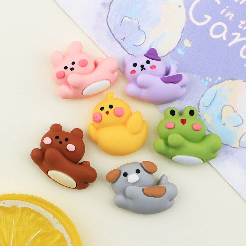 Anykidz 6pcs Little Blush Flying Animal Design Shoe Charm Accessories Jeans Clogs Pendant Pin Designer Ornament Jibbitz for Crocs