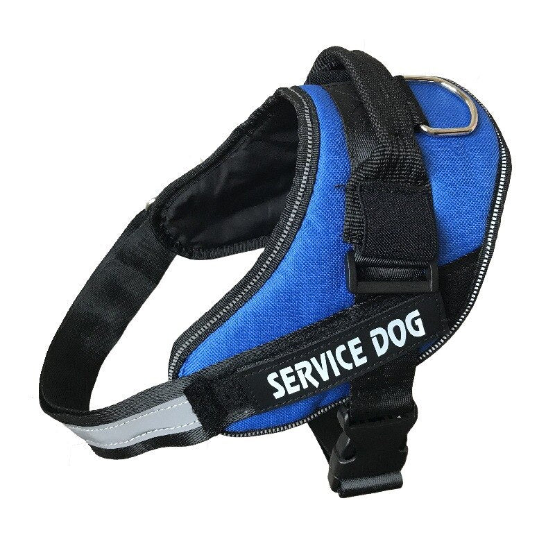 AnyWags Blue Dog Harness with Adjustable Breathable Pet Vest 125cm