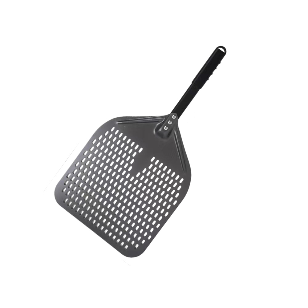 Anygleam Pizza Shovel 30 cm x 58cm Dark Grey for Perforated Peel