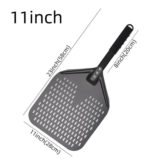 Anygleam Pizza Shovel 28cm X 58cm Dark Grey for Perforated Peel