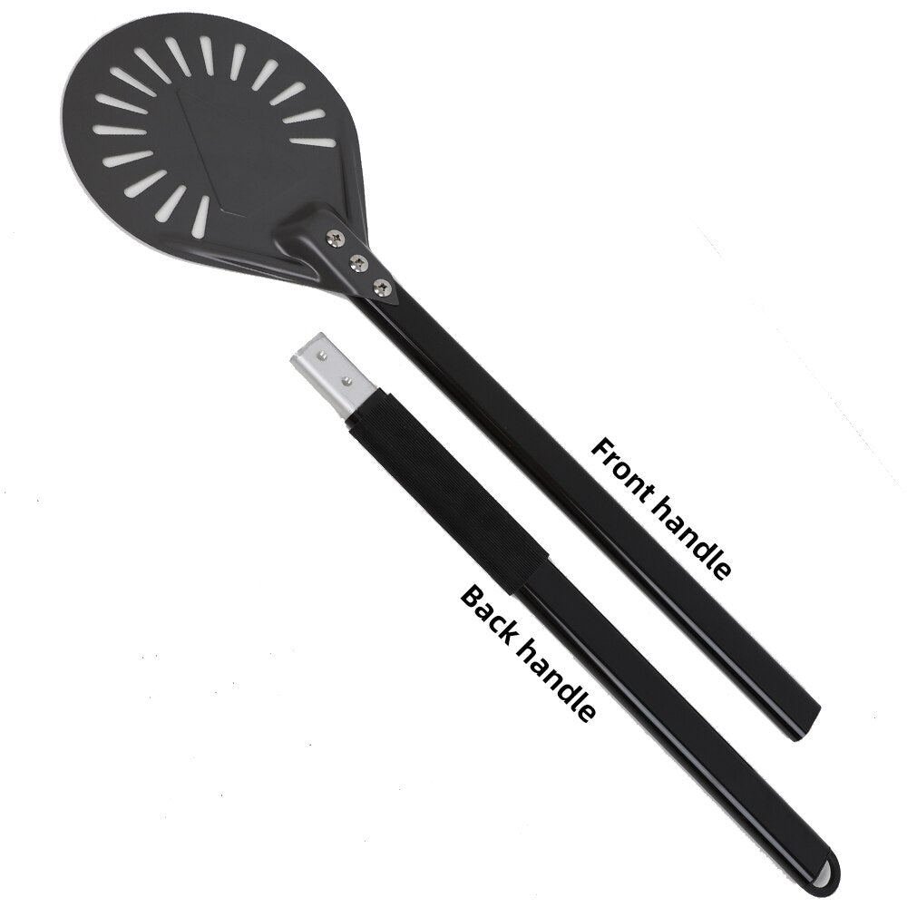 Anygleam Pizza Shovel 102.5cm Silver for Perforated Peel