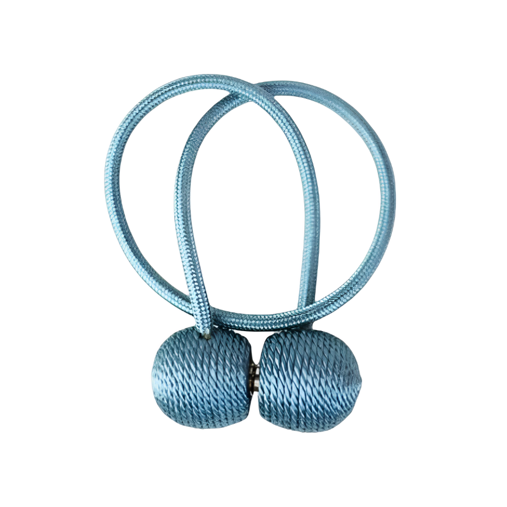 Anyhouz Curtain Tie Blue 2 Pcs Buckle Holder Magnetic