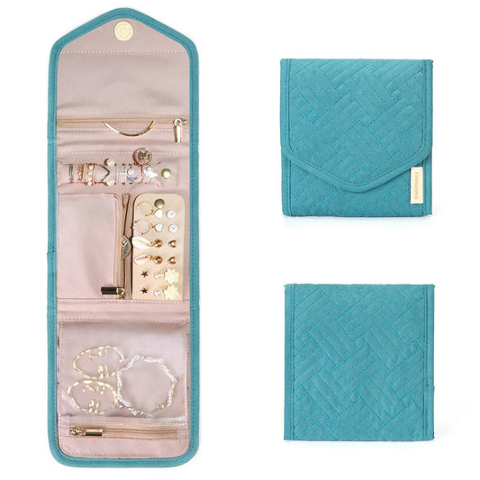 Anyhouz Jewelry Storage Foldable Case Blue XS Portable