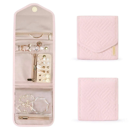 Anyhouz Jewelry Storage Foldable Case Pink XS Portable