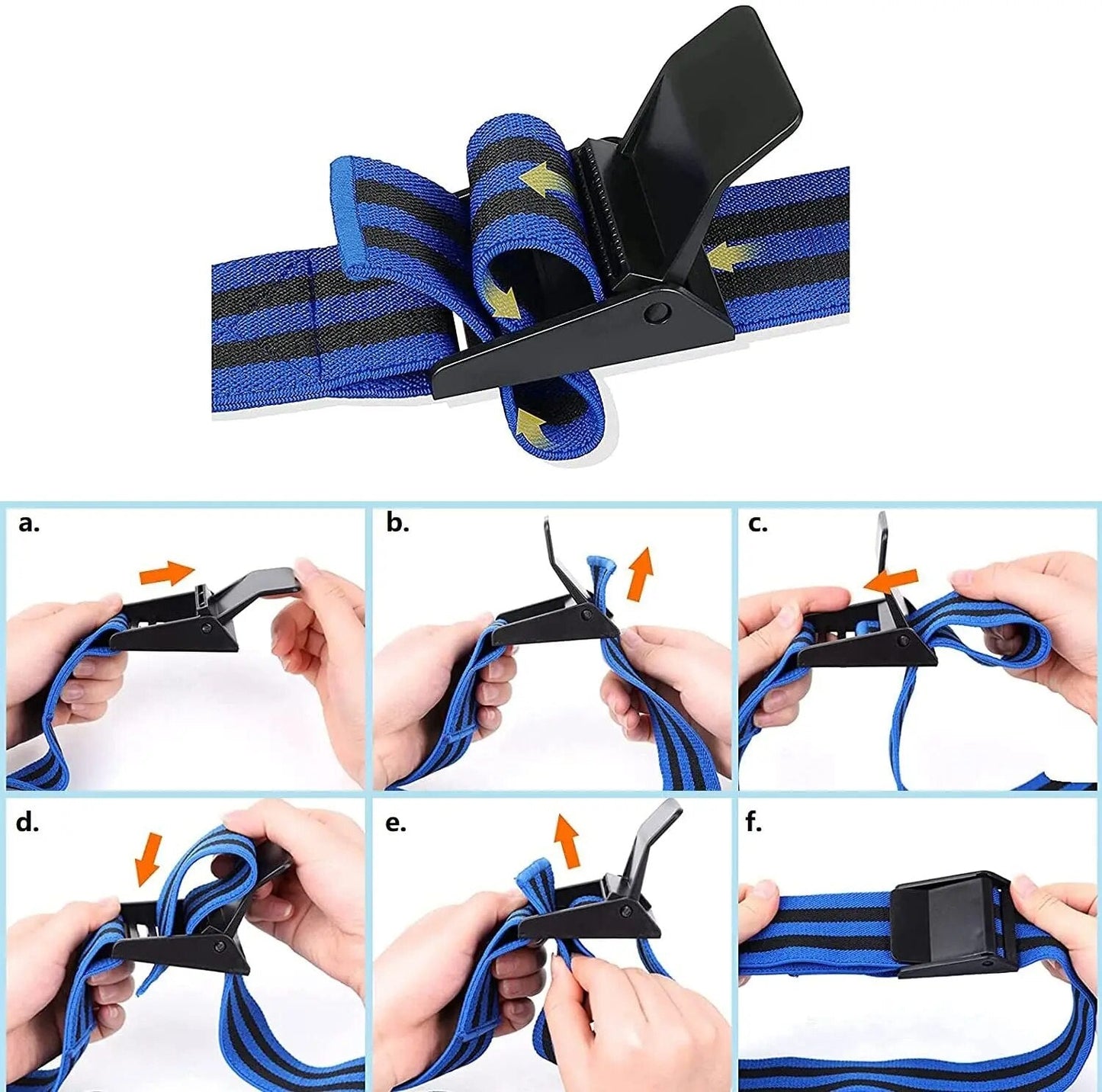Anyfit Resistance Band Blue 2 Pcs 5cm Leg Fitness Bands Weight