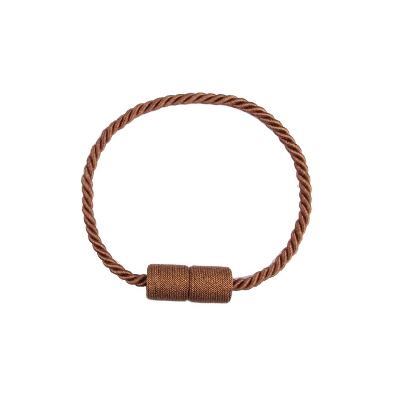 Anyhouz Curtain Tie Brown Magnetic Curtain Tieback