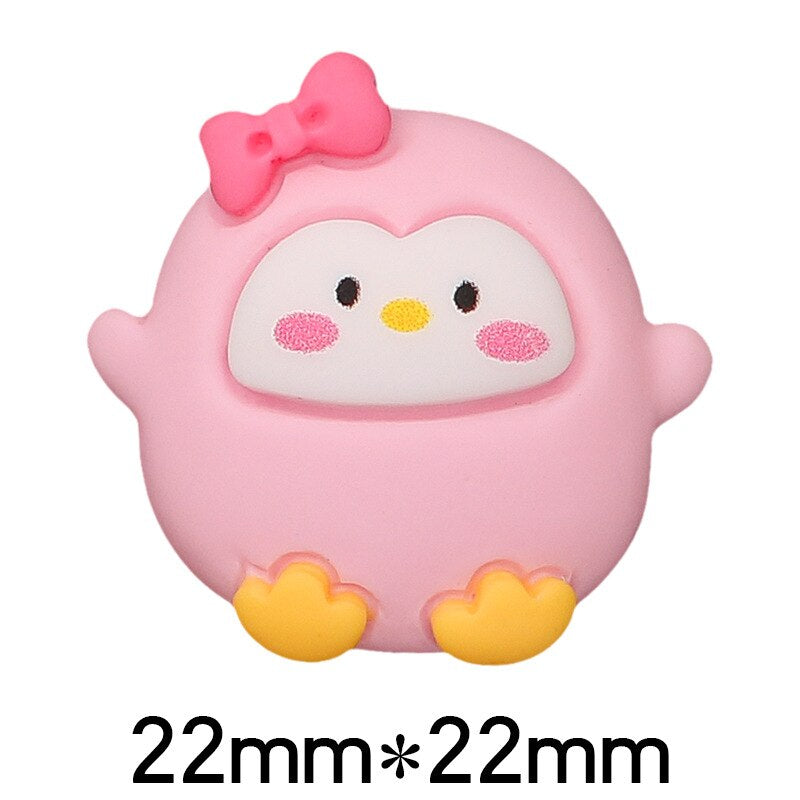 Anykidz 7pcs Standing Little Animal Accessories Jeans Clogs Pendant Pin Designer Ornament Jibbitz for Crocs