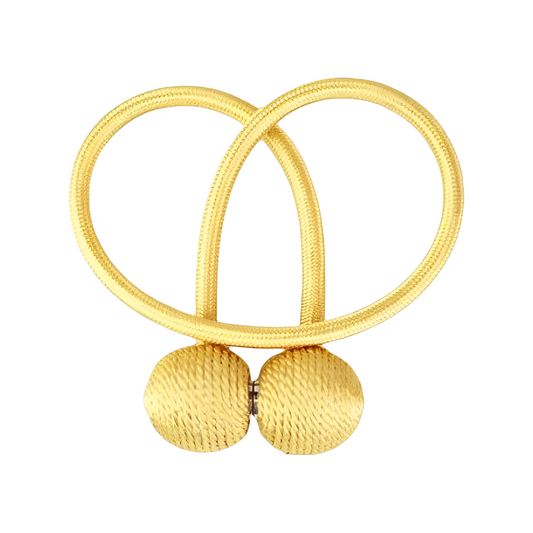 Anyhouz Curtain Tie Gold 2 Pcs Buckle Holder Magnetic