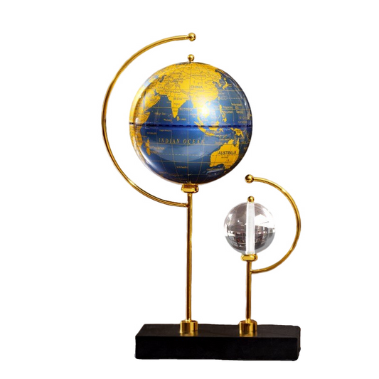 Anyhouz 18*37cm Creative Globe Tabletop Home Decor