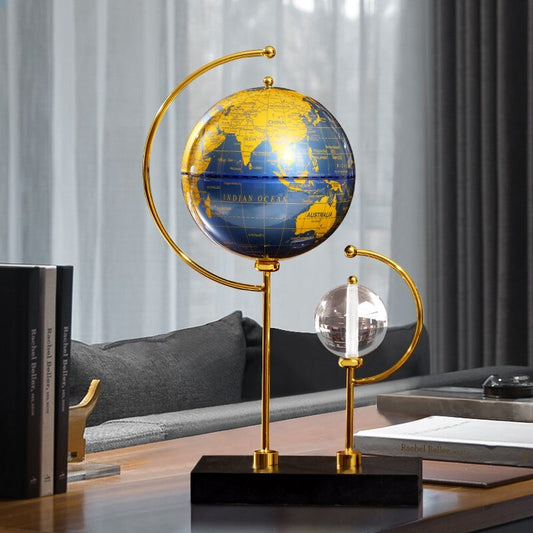 Anyhouz 18*37cm Creative Globe Tabletop Home Decor