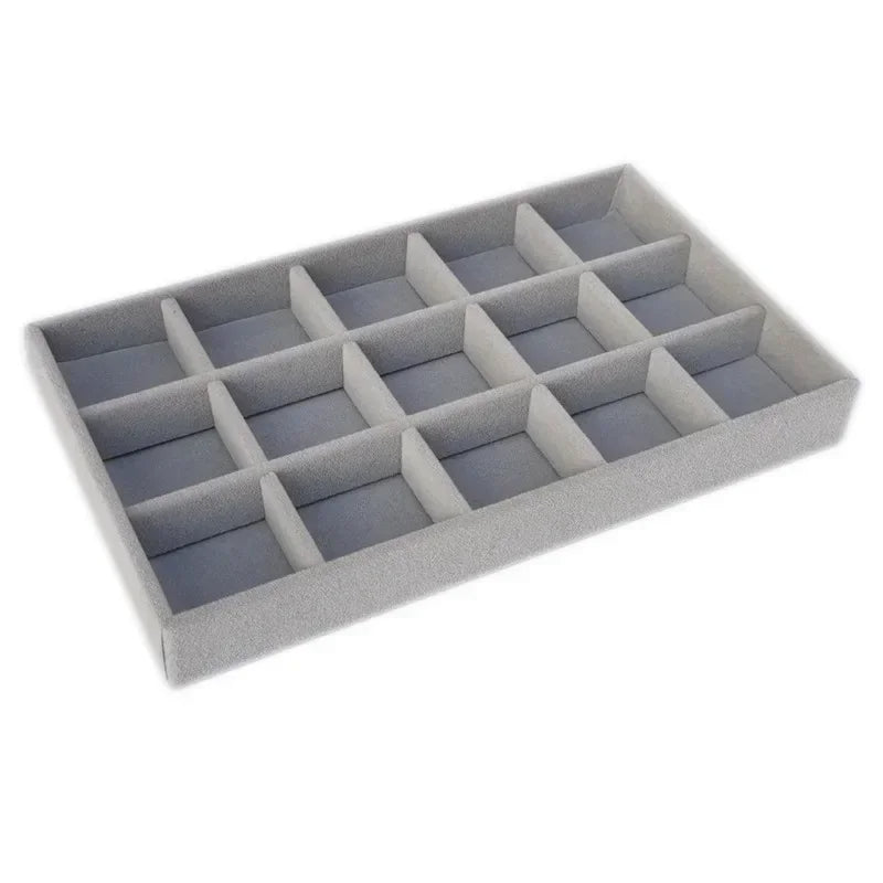 Anyhouz Jewelry Storage Grey Design E Display Tray Drawer Storage