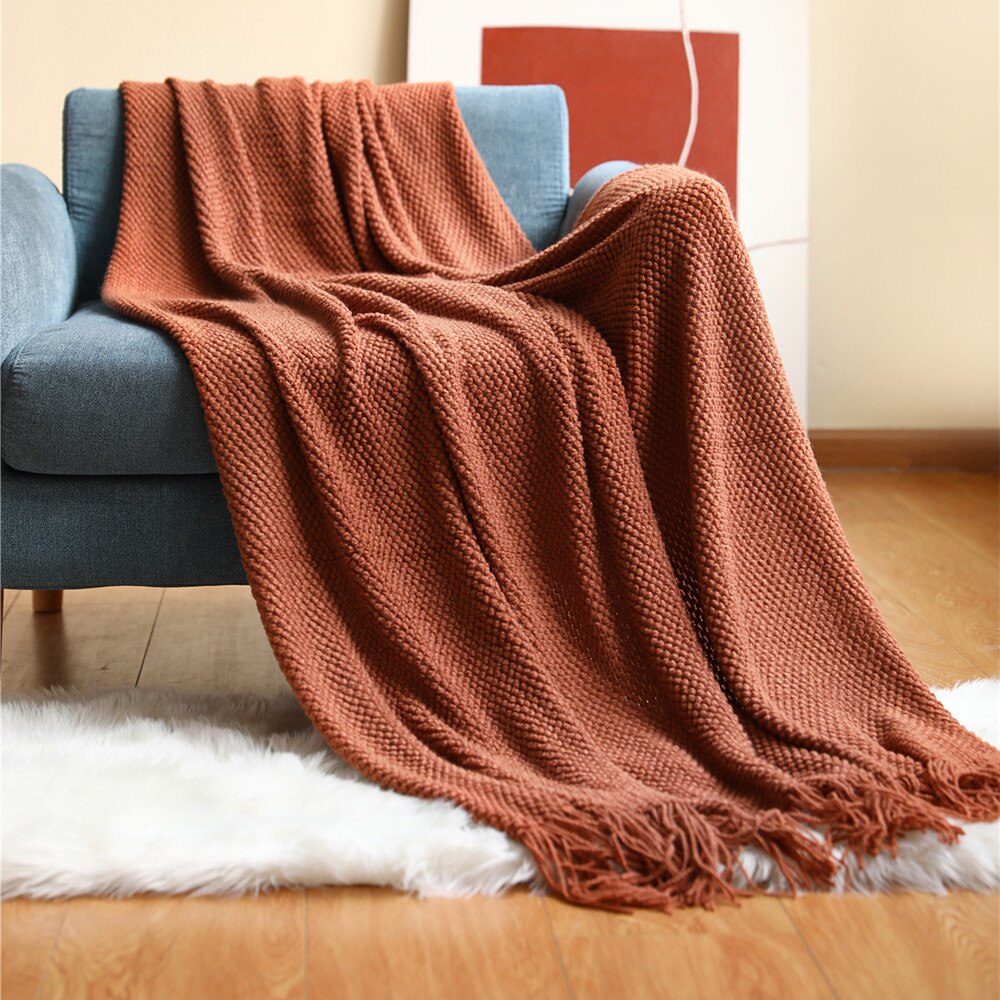 Anyhouz Light Gray Throw Blanket 127*172cm