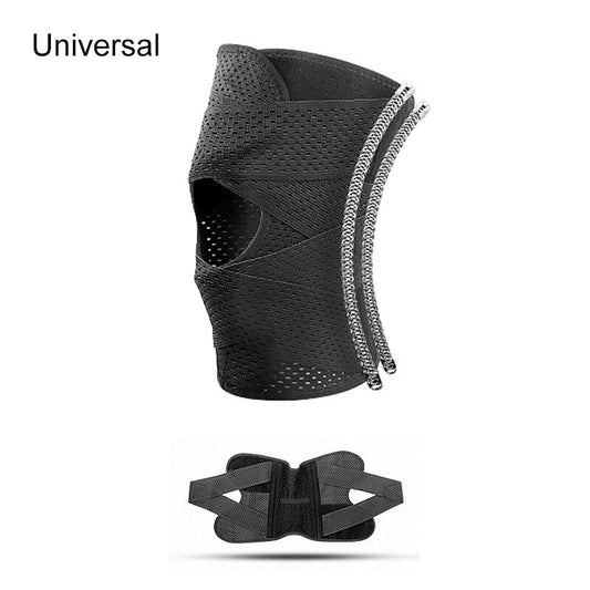 Anyfit 1PC Sports Kneepad 37-45cm Black Universal Elastic Fitness Gear