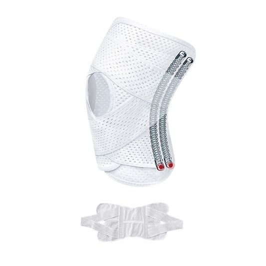 Anyfit 1PC Sports Kneepad 33-41cm White Universal Elastic Fitness Gear
