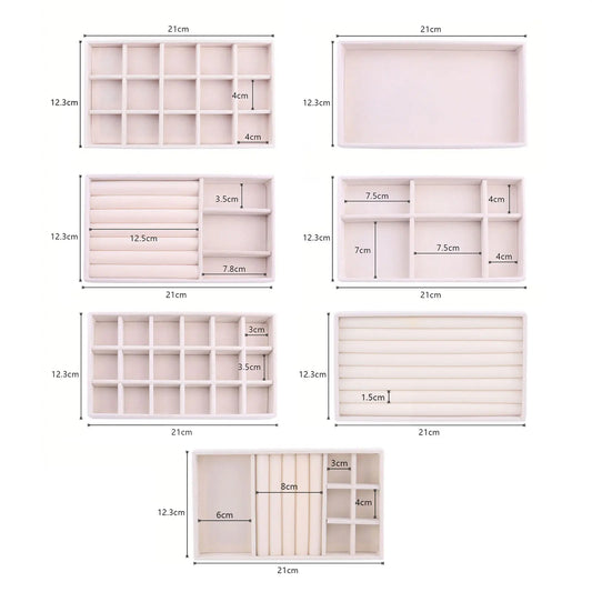 Anyhouz Jewelry Storage Beige Design F Display Tray