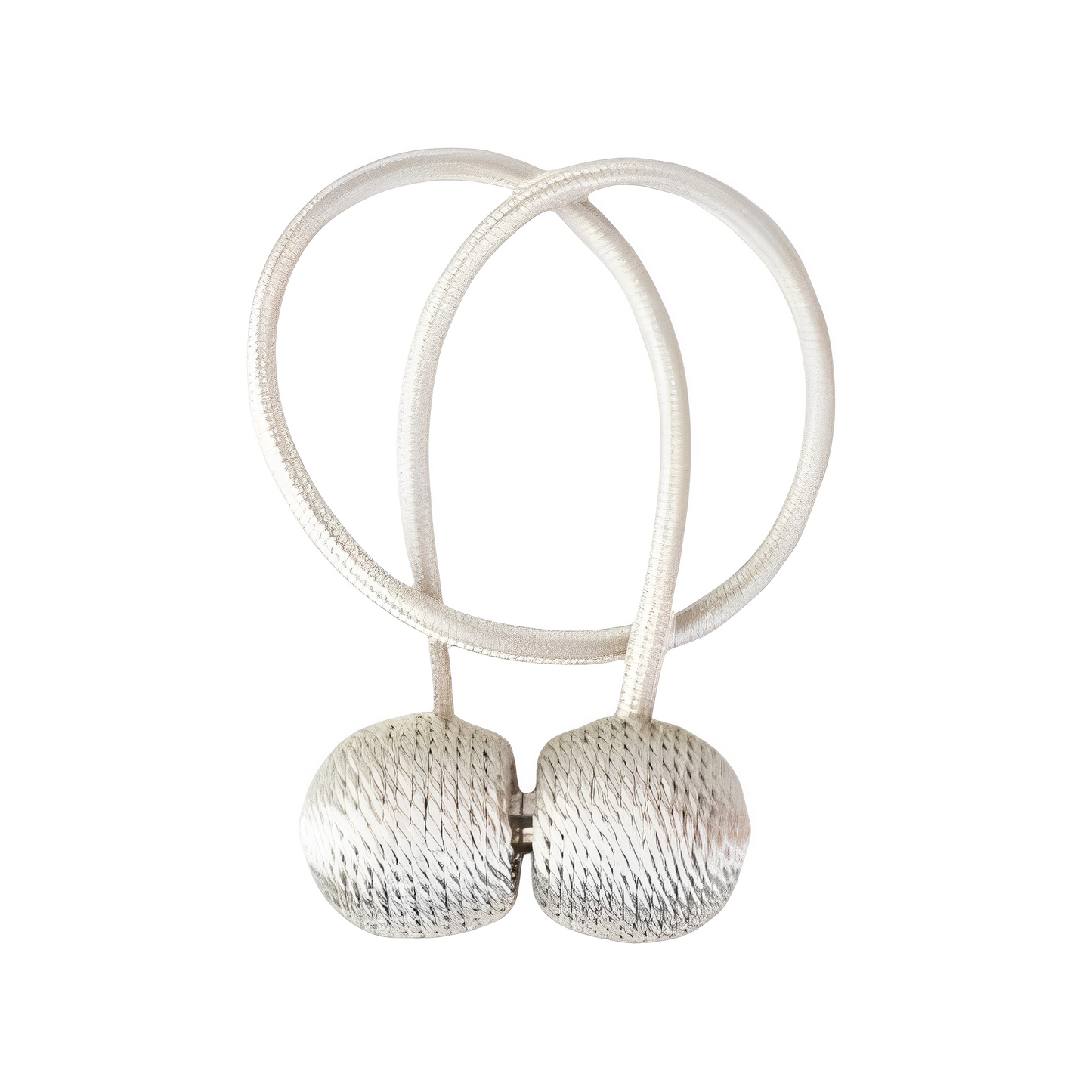 Anyhouz Curtain Tie Beige 2 Pcs Buckle Holder Magnetic
