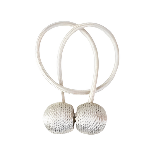 Anyhouz Curtain Tie Beige 2 Pcs Buckle Holder Magnetic