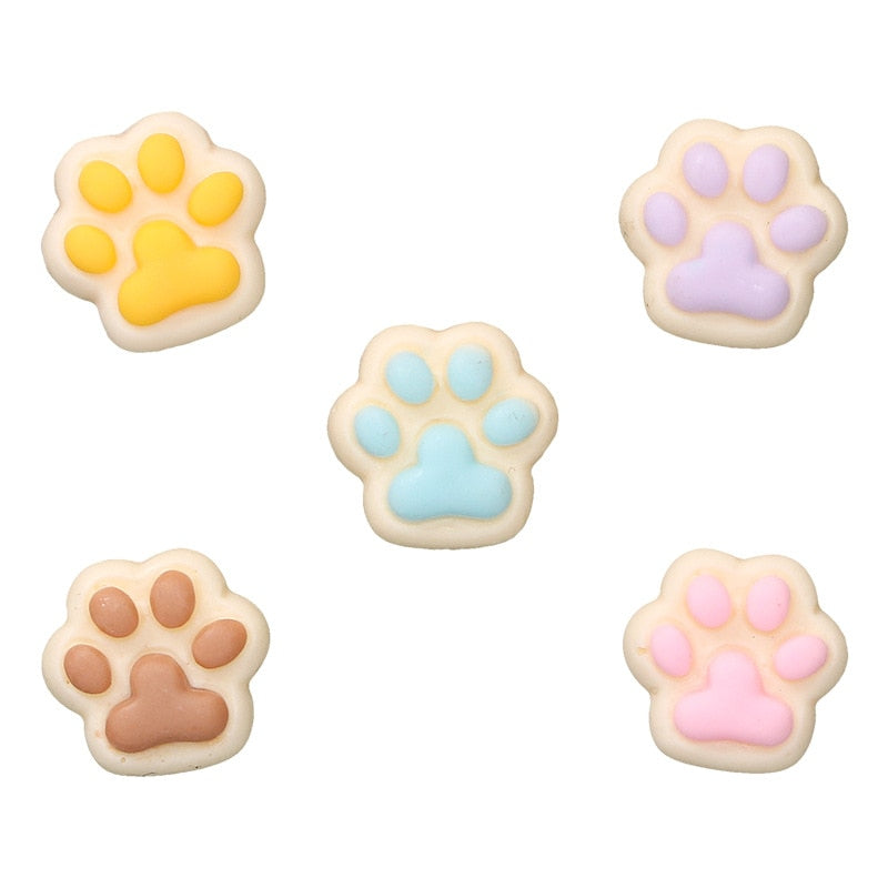 Anykidz 5pcs Little Paws Animal Design Shoe Charm Accessories Jeans Clogs Pendant Pin Designer Ornament Jibbitz for Crocs